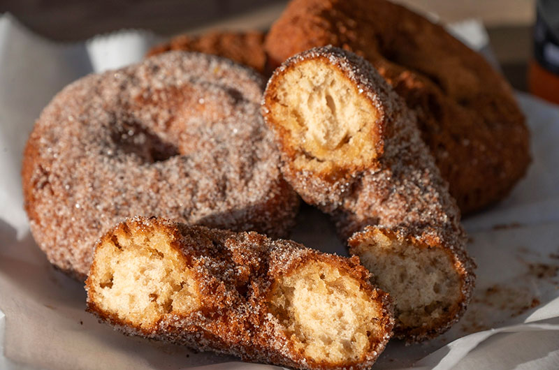 Apple Cider Donuts Made With Dash Donut Maker