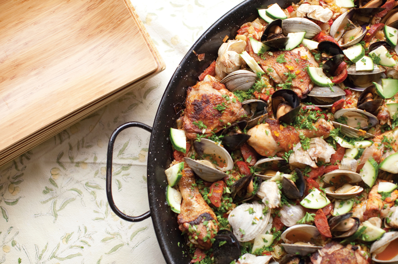 Smoky Campfire Paella