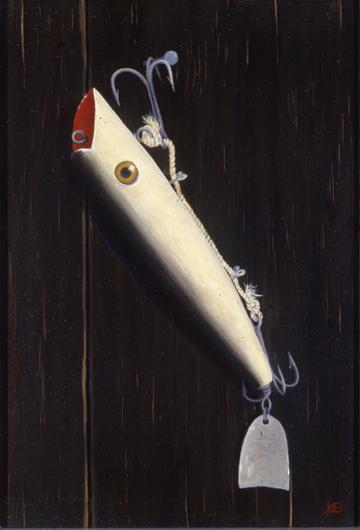 Cap'n Bill Swimmer Vintage Saltwater Fishing Lure Photograph by