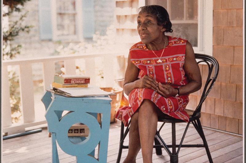 Earlier works by Mekuria explored the experience of members of the Vineyard’s African American community, including the writer Dorothy West, shown at her home in Oak Bluffs.