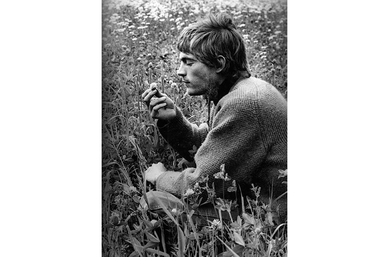 Author Richard Skidmore (below) back in the daze, in the mid-seventies.