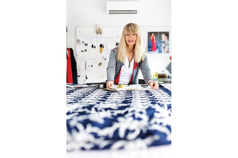 Most designs begin at the drafting table in her Vineyard Haven store.