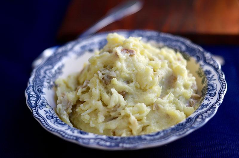 Quick Yukon Gold Mashed Potatoes (no peeling) - Brooklyn Farm Girl