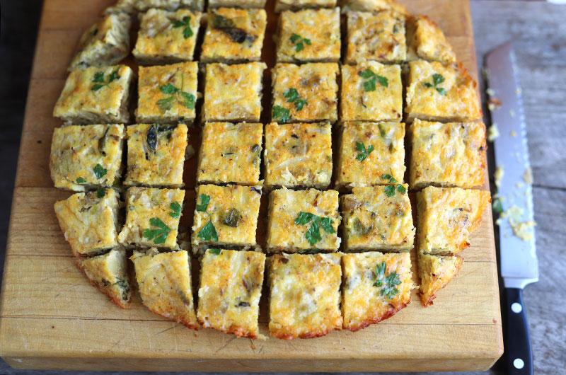 Squash and Garlic-Herb Cheese Frittata Recipe