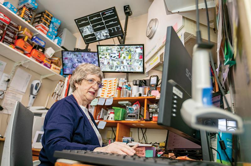 Donna Pacheco handles the corporate side of the business – dealing with sales tax, preparing payroll, and other administrative duties.
