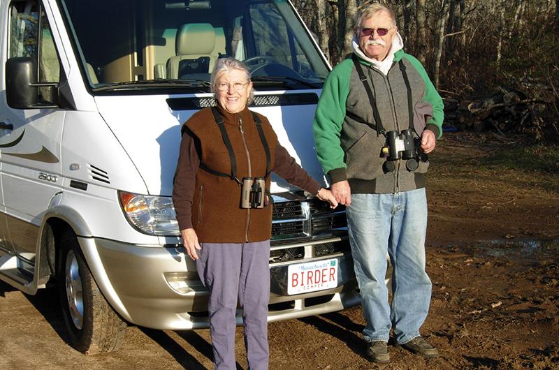 Soo Whiting and Flip Harrington spent much of last winter traveling around Florida in the Bird Buggy.