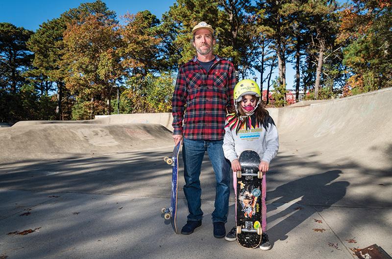 Nick Briggs and his daughter Wren, ready for Halloween.