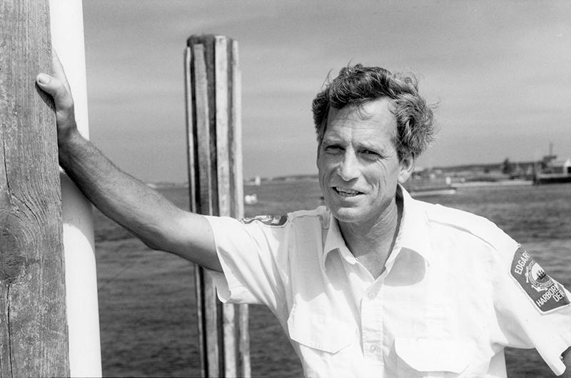 Edgartown harbor master Charlie Blair is retiring after thirty years on the job.