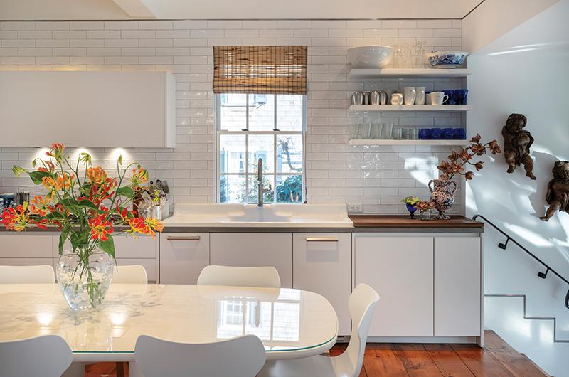 Original elements in the home include the kitchen sink.
