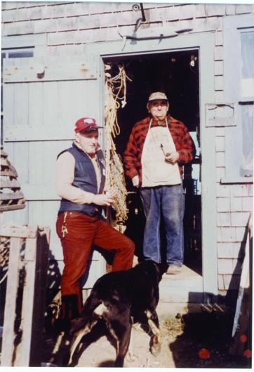 Poole with his father, Donald, in the 1960s.