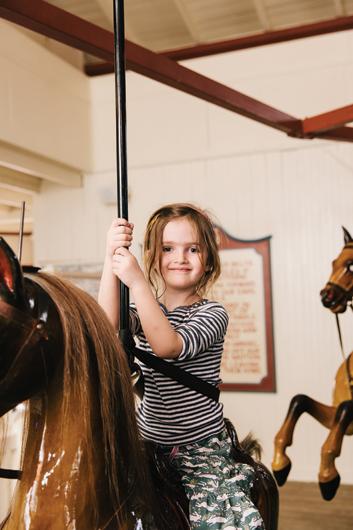 Libby Iandoli wins for cutest smile.Her trusty flying steed wins for Best Family Activity.